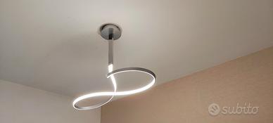 set lampadario e lampade da comodino