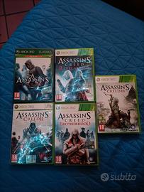 Collezione di 5 Assassin's Creed (Xbox 360)