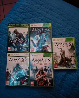 Collezione di 5 Assassin's Creed (Xbox 360)