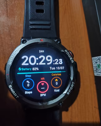 smartwatch  black view w50