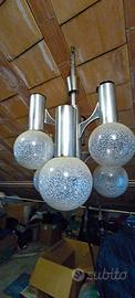 lampadario in stile Space Age,