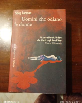 libro di Stieg Larsson "Uomini che odiano le donne