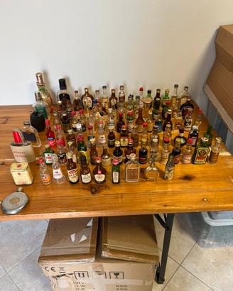 Mini bottiglie liquore in vetro