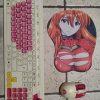 MSI mouse + tastiera + pad Neon Genesis Evangelion