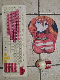 MSI mouse + tastiera + pad Neon Genesis Evangelion