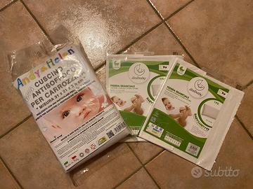 Cuscino antisoffoco carrozz.+ 2 federe TUTTO NUOVO