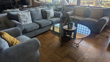 Set di divani 3 posti, 2 posti e poltrona