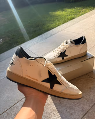 Golden Goose Ball Star Uomo White/Black Size- 43