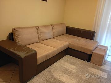 Divano letto con contenitore