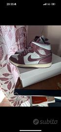 🔥Occasion!Air Jordan 1 mid Sky J Mauve-perfette..