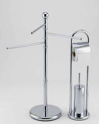 Set bagno portarotolo e asciugamani