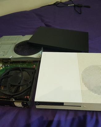 scocca/scheda xbox one s + ventola/dissipatore