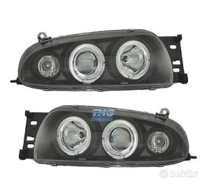 FARI FORD FIESTA 95-99 ANGEL EYES SFONDO NERO