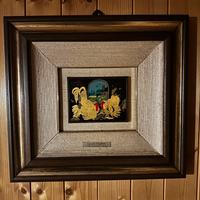 A. Ligabue. Combattimento di galli. Sergraf. oro