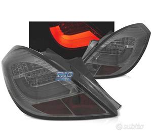 FANALI OPEL CORSA D 3P 06-14 LED ROSSO SCURO