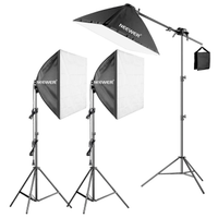 Set di 3 Softbox per foto e video