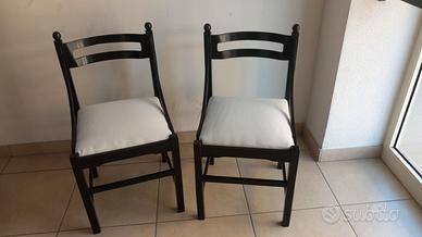 poltroncine laccate vintage