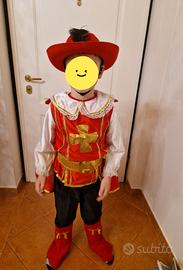 vestito moschettiere/ cavaliere carnevale