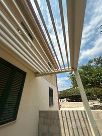 Tettoia bioclimatoca motorizzata