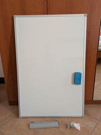 Lavagna bianca da muro 60x90 cm