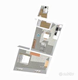 Attico da Ristrutturare a Sasso Pisano (52mq)