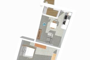 Attico da Ristrutturare a Sasso Pisano (52mq)