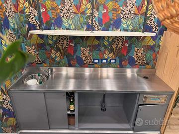 Banco Bar VETRINA lungo 1720