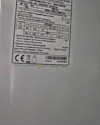 Frigorifero LG GBB72NSEFN