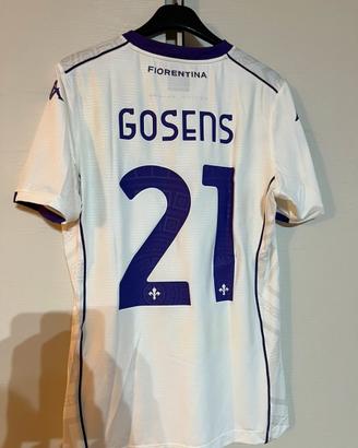 Maglia da gara Fiorentina preparata Gosens confere