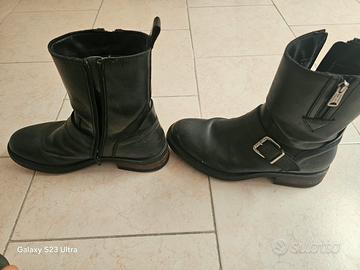 Stivaletti "replay" con cinturino unisex
