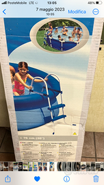 Scaletta piscina , come da foto