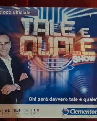 Tale e quale show  gioco da tavolo 