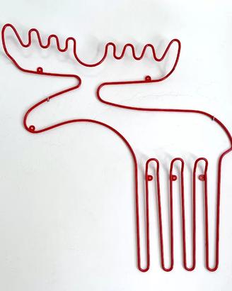 Appendiabiti Sprallig Ikea Alce o Renna, rosso