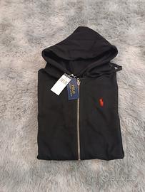 Felpa  Ralph Lauren con cerniera e cappuccio nuova