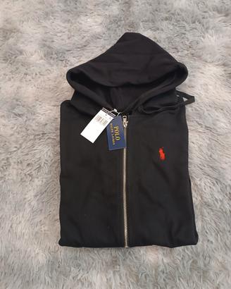 Felpa  Ralph Lauren con cerniera e cappuccio nuova