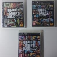 Lotto 3 Giochi GTA per Sony Playstation 3 PS3