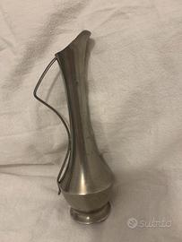 Vaso soliflore vintage in peltro 95% AR.PE.