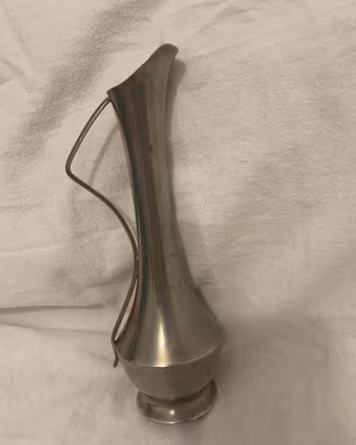 Vaso soliflore vintage in peltro 95% AR.PE.