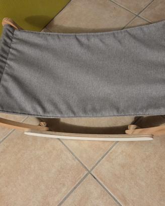 Amaca a dondolo in legno per gatti - come nuova