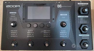ZOOM B6 pedaliera multieffetto per basso