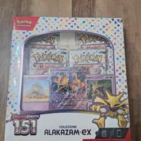 Pokemon collezione 151 alakazam ex sealed