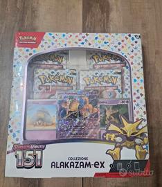 Pokemon collezione 151 alakazam ex sealed