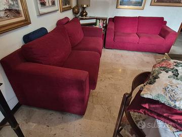 Divani Chateau D'Ax in velluto bordaeux