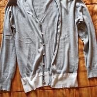 Cardigan grigio chiaro