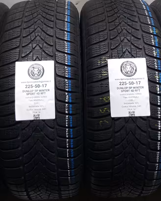 4 GOMME 225 50 17 DUNLOP A63903