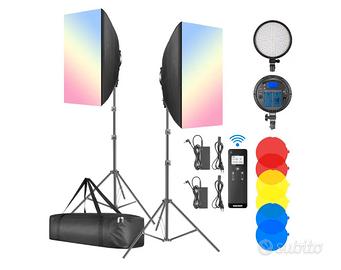 NEEWER Kit di Luce Softbox LED