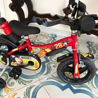 Bicicletta bambino mickey topolino nuova