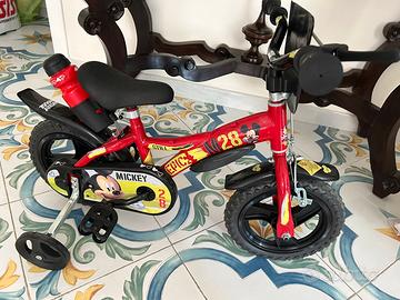 Bicicletta bambino mickey topolino nuova