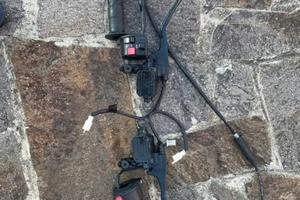 kit pompa freno con devialuci manopole e laccio