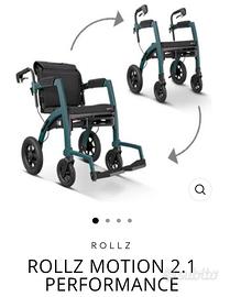 Deambulatore E Carrozzina "due in uno"